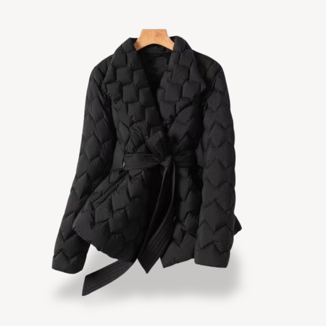 Women's Quilted Puffer Jacket Warm Elegant
