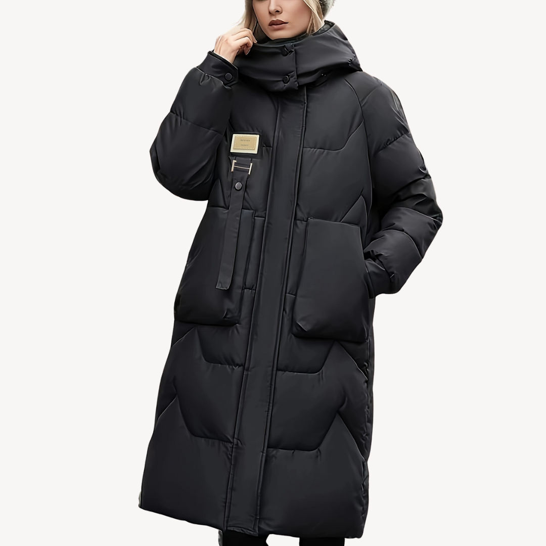 Women's Long Hooded Winter Parka