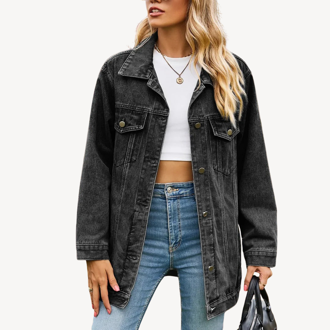 Elegant Denim Jacket Dress for Women