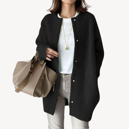 Women's Cardigan Button Placket Elegant