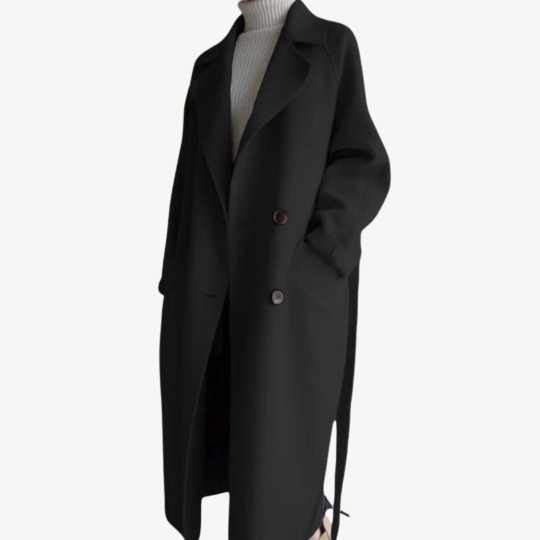 Women's Winter Coat Wool Blend Double-Breasted