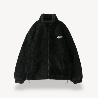 Women's Fleece Jacket Soft Warm Zip