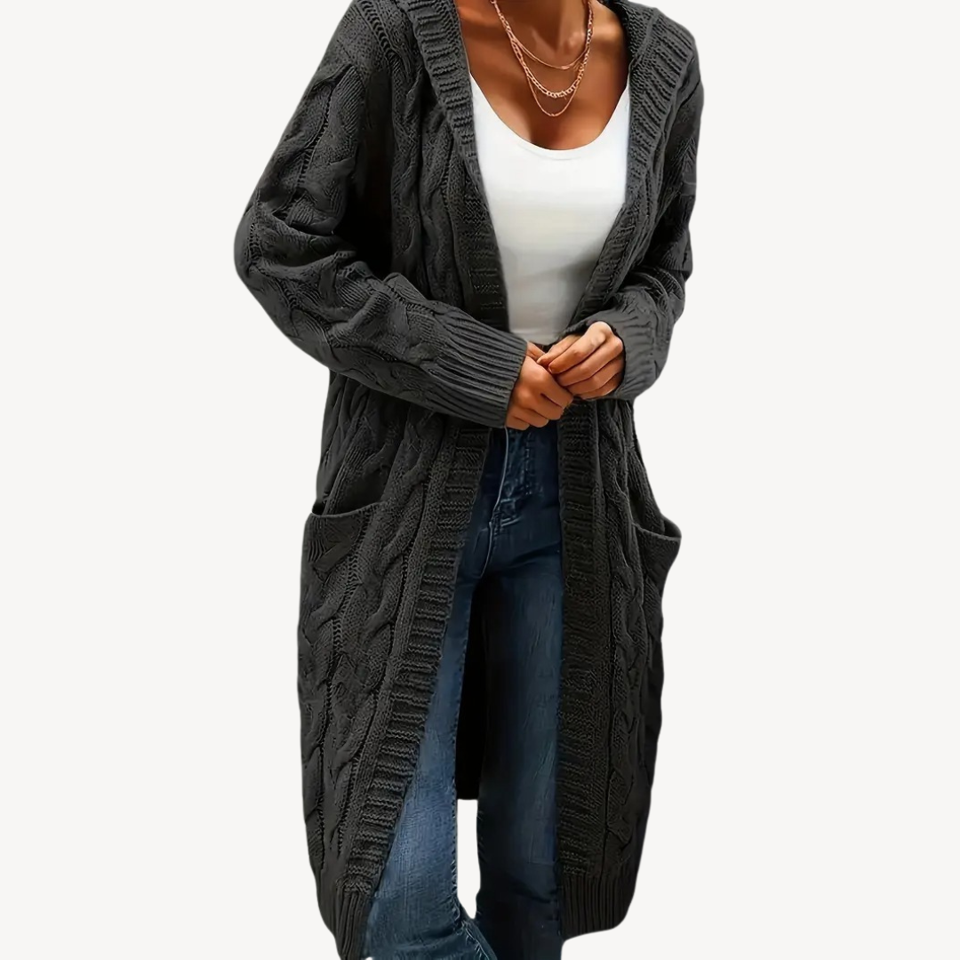 Hooded Cardigan Comfortable Warm