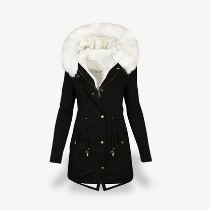 Women's Faux Fur Parka Coat Winter Jacket