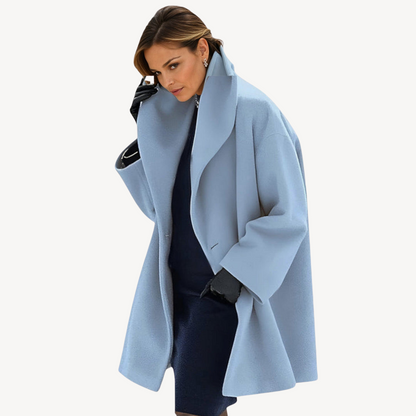 Women's Plus Size Wool Coat Elegance