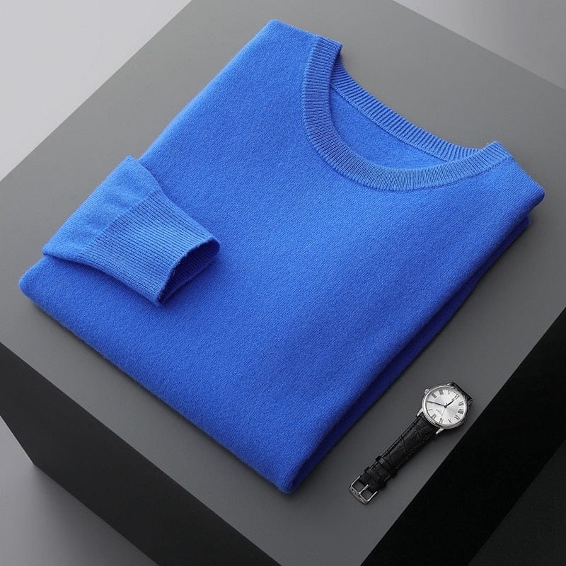 Men's Sweater Classic Crew Neck Elegant Look