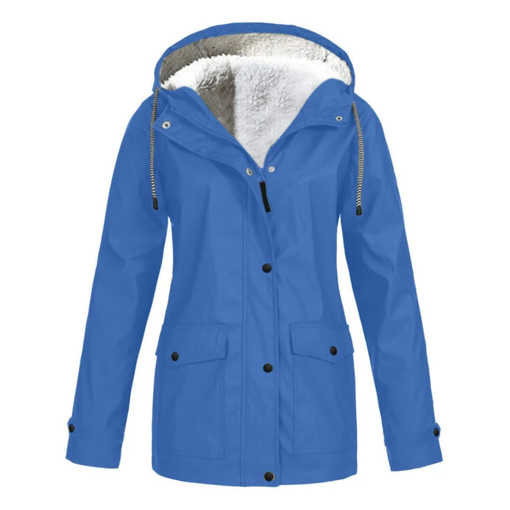 Winter Parka Jacket Faux Fur Lined Warm Insulated