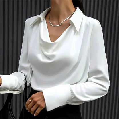 Women's Blouse Round Neck Elegant