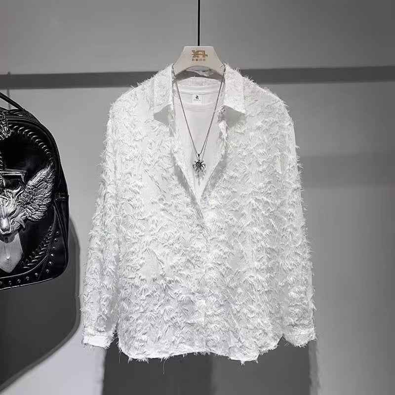 Blouse with Textured Effect