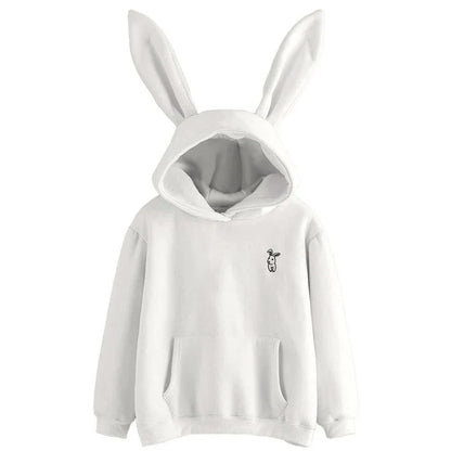 Women's Sweatshirt Hood Bunny Ears Cuddle