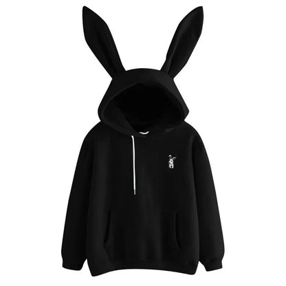 Women's Sweatshirt Hood Bunny Ears Cuddle