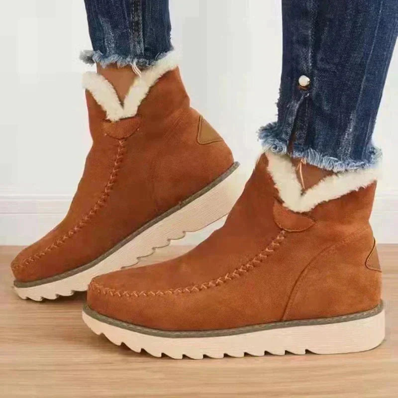 Stilvolle Winterstiefel Damen Warm gefüttert - IdealeKleiden