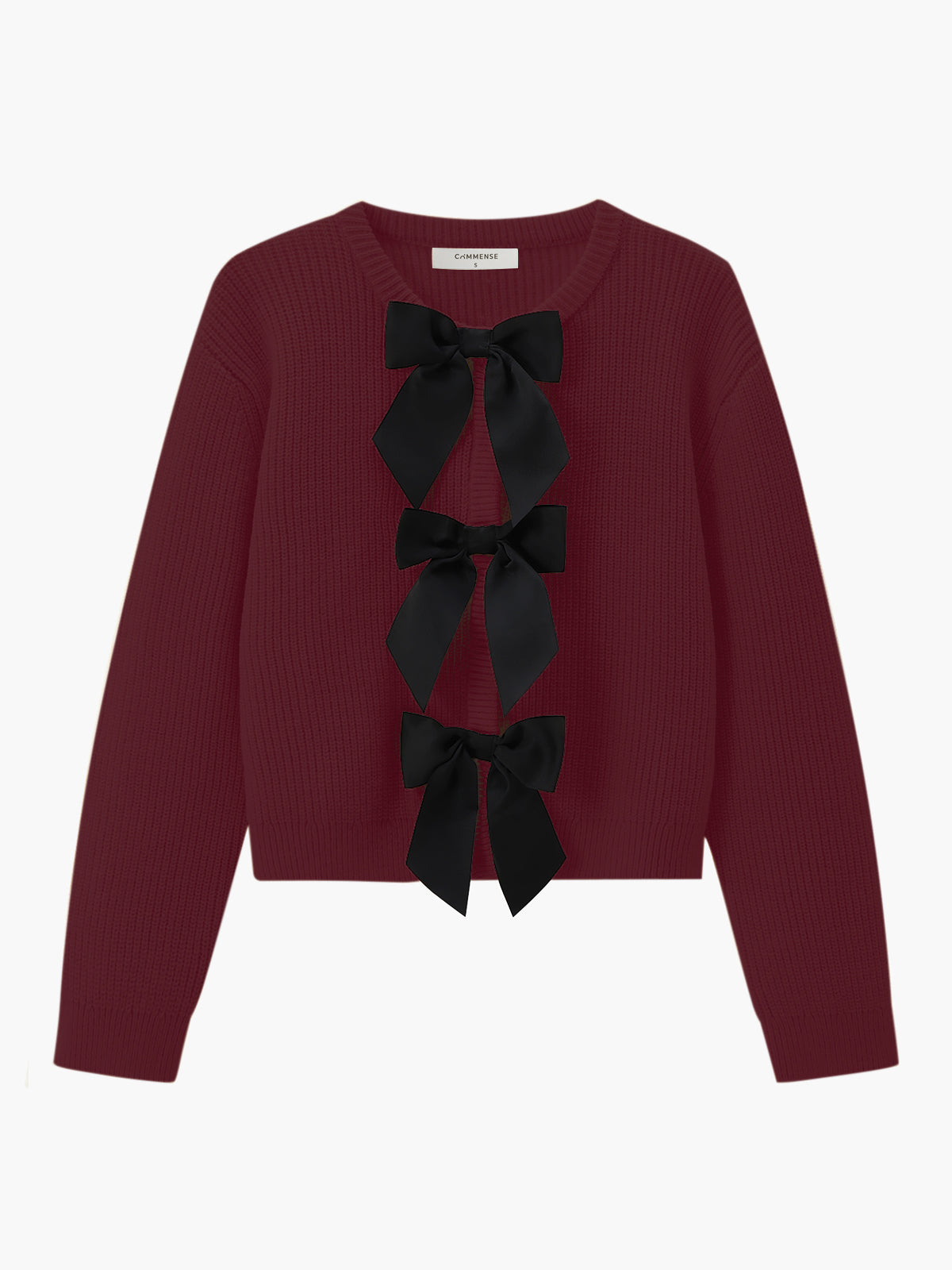 Stylish Women's Sweater with Bow Detail