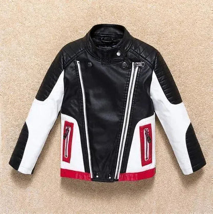 Youthful Leather Jacket Trendy Style
