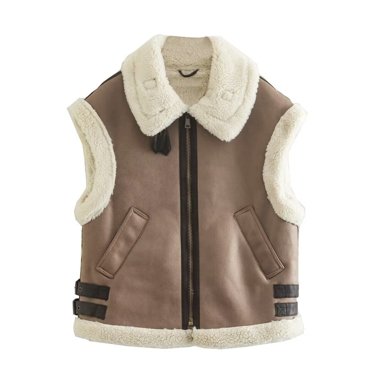 Leather Bodywarmer Elegant & Comfortable