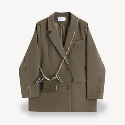 Women's Oversized Blazer Elegant Large