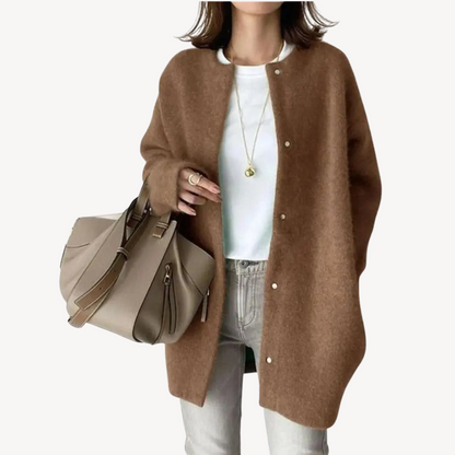 Elegant Women's Cardigan Wool Cardigan with Buttons