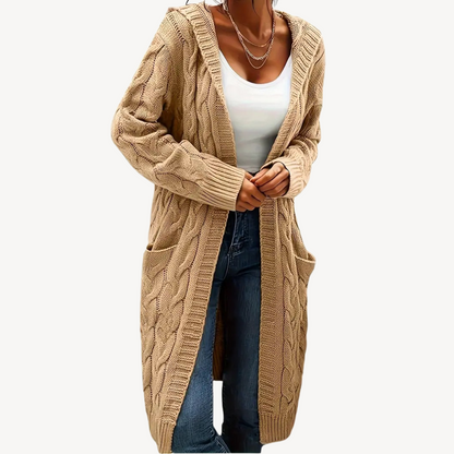 Hooded Cardigan Comfortable Warm