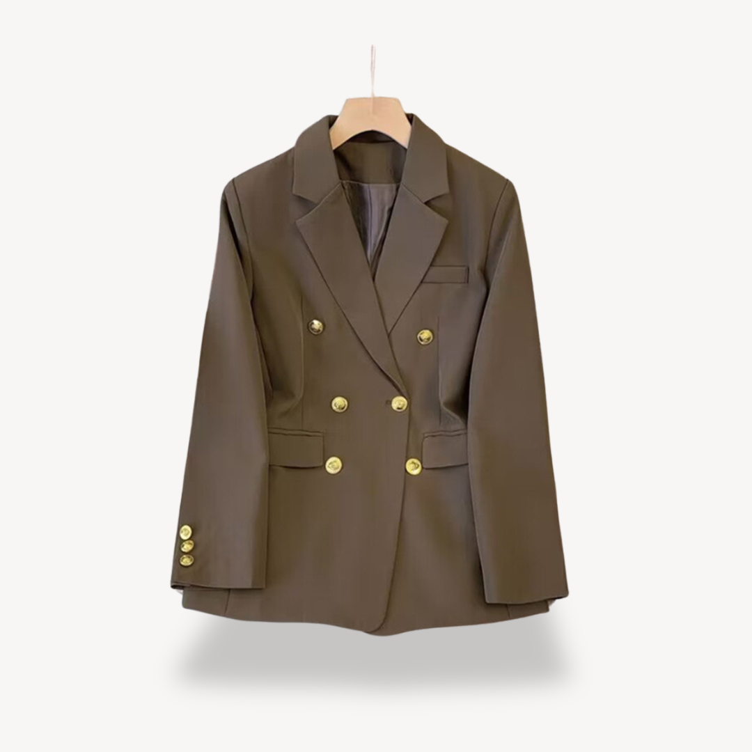 Women's Double-Breasted Blazer Elegant