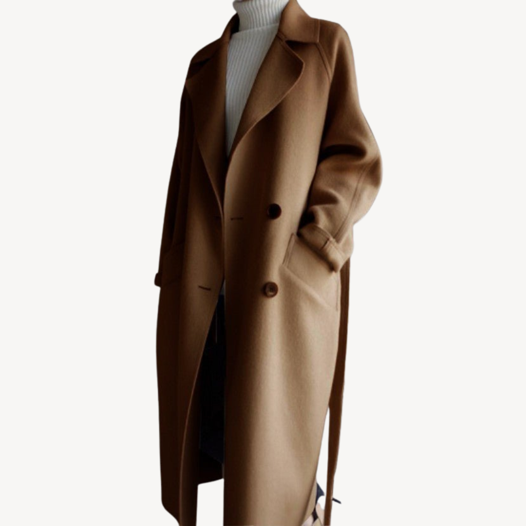 Women's Winter Coat Wool Blend Double-Breasted
