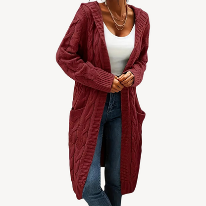 Hooded Cardigan Comfortable Warm