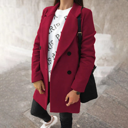 Herbstjacke Damen Warm Bequem Modern - IdealeKleiden