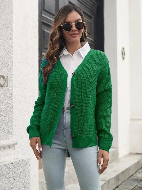 Comfortable Cardigan Sweater Women's Scarf