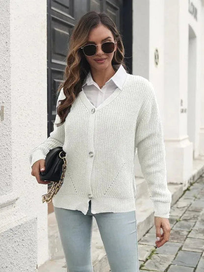 Comfortable Cardigan Sweater Women's Scarf