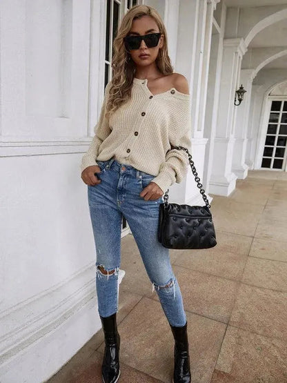 Women's Knitted Jumper Modern Women's Scarf