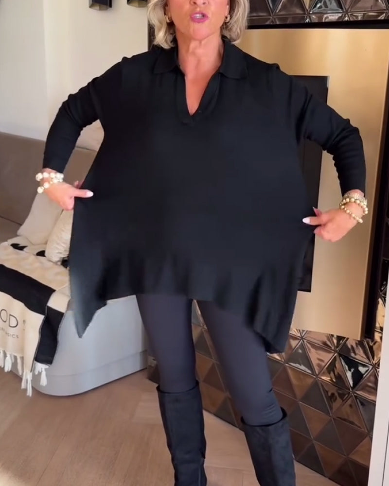 Elegant Blouse Long-Sleeve Top