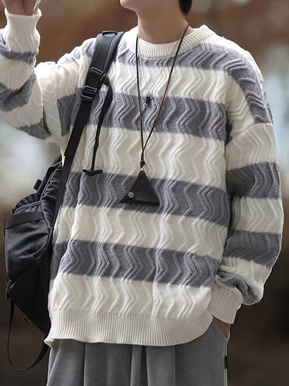 Men's Modern Style Colorful Sweater