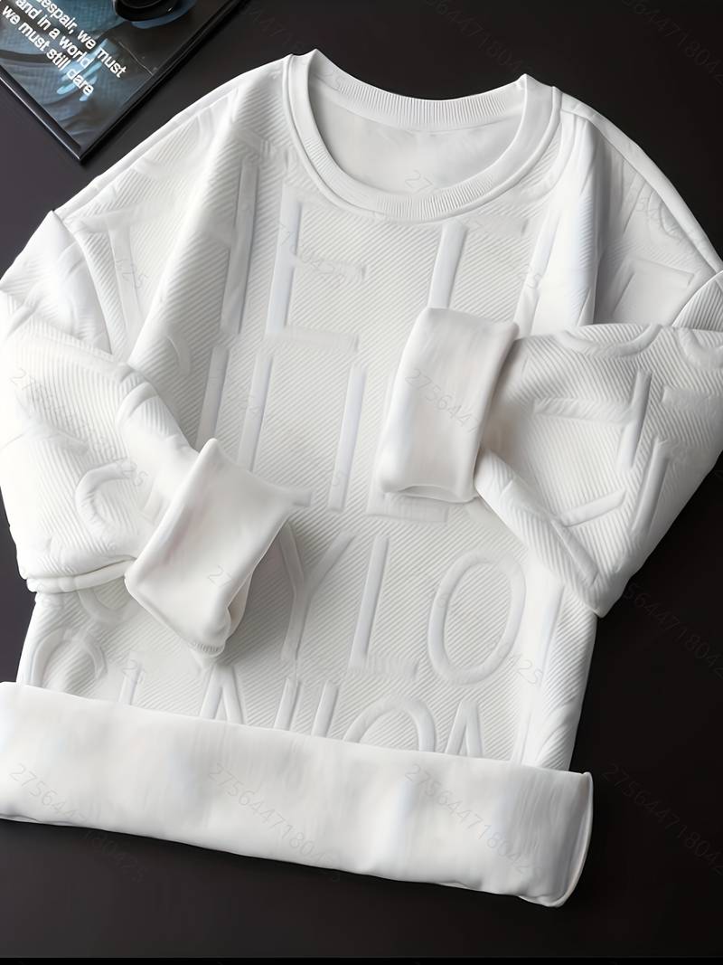 Men's Thick Crew Neck Sweater
