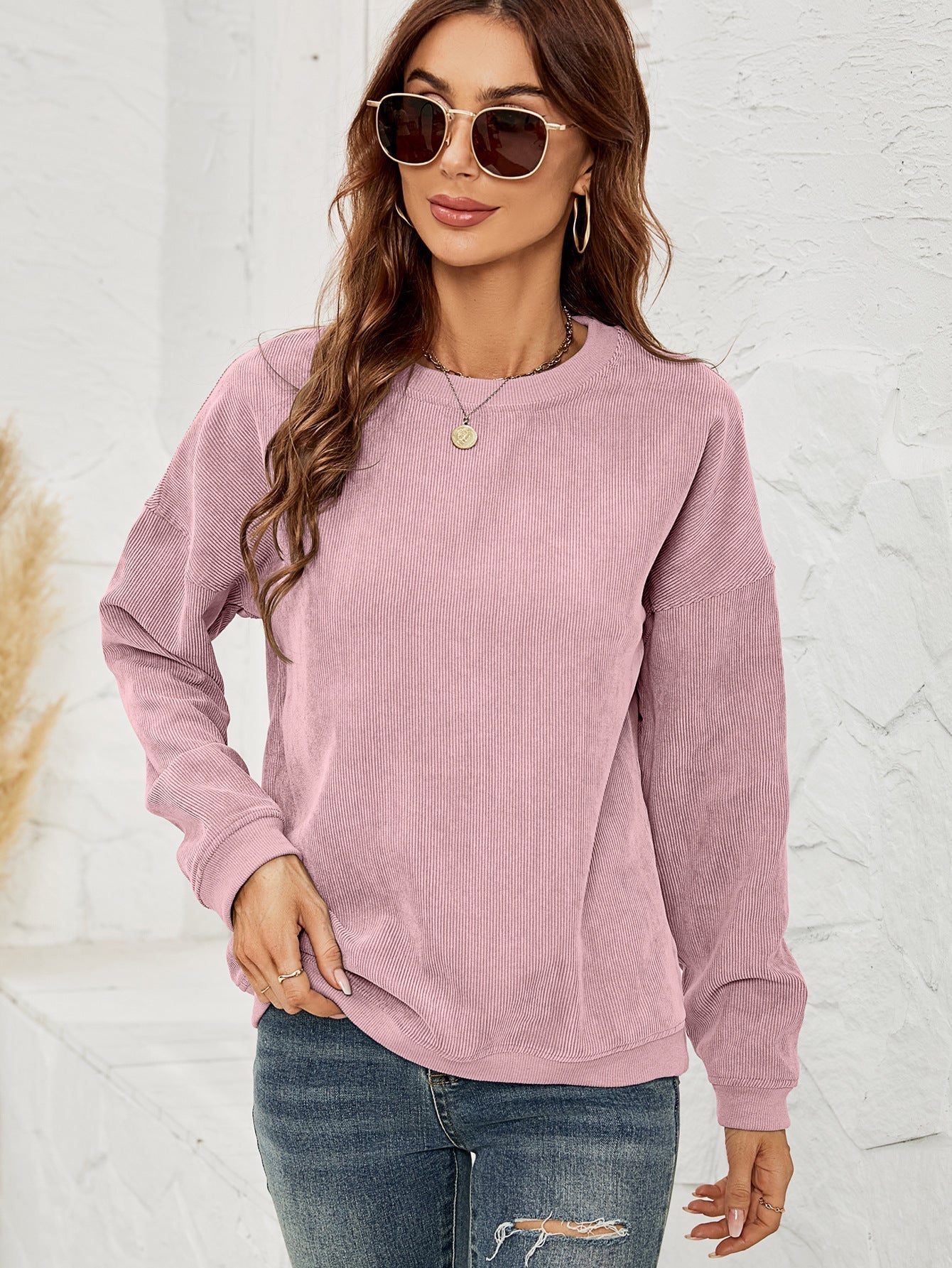 Fashionable Women's Sweatshirt Jacket