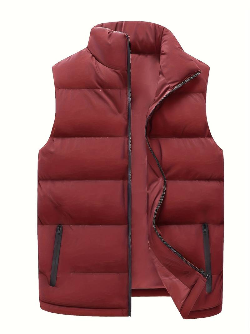 Men's Quilted Winter Vest Warm Insulated