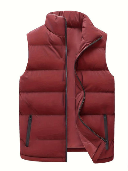 Men's Quilted Winter Vest Warm Insulated