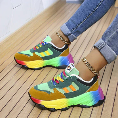 Farbenfrohe Damen Schuhe Bequem Stilvoll