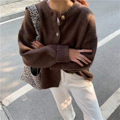 Comfortable Knitted Sweater Cozy Casual