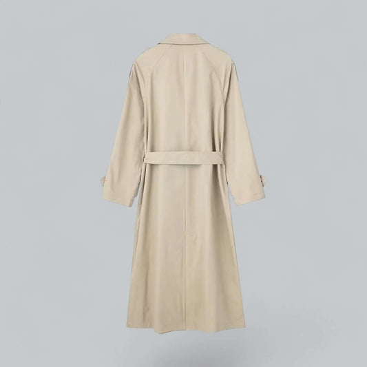 Stylischer Damen-Trenchcoat Doppelfütterung Gürtel - IdealeKleiden