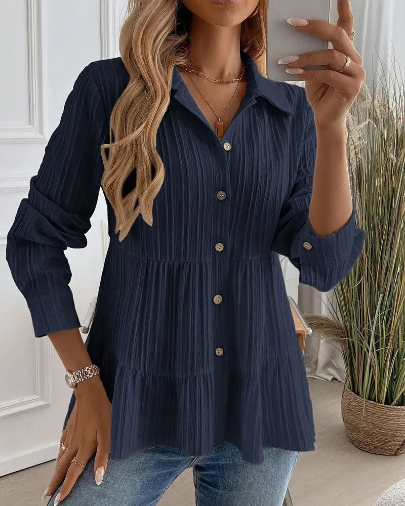 Elegant Blouse Women's Fitted Shape