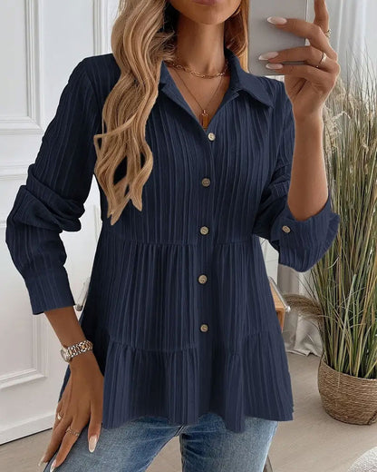 Elegant Blouse Women's Fitted Shape