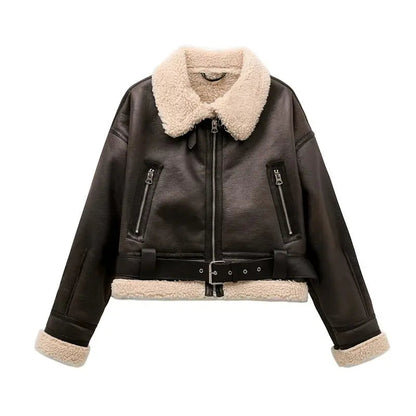 Soft Women's Jacket Plush Lining Warm