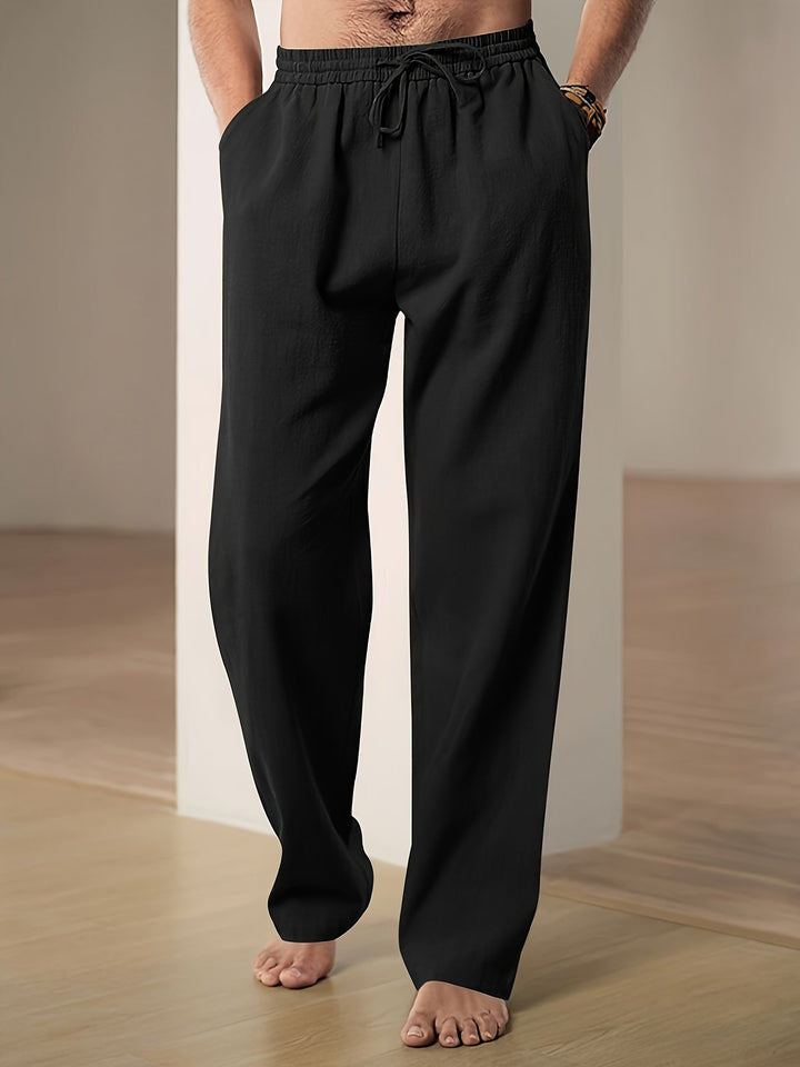 Bequeme Herrenhose Freizeitlocker Mit Kordelzug - IdealeKleiden