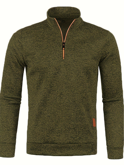 Men's Warm Zipper Winter Sweater