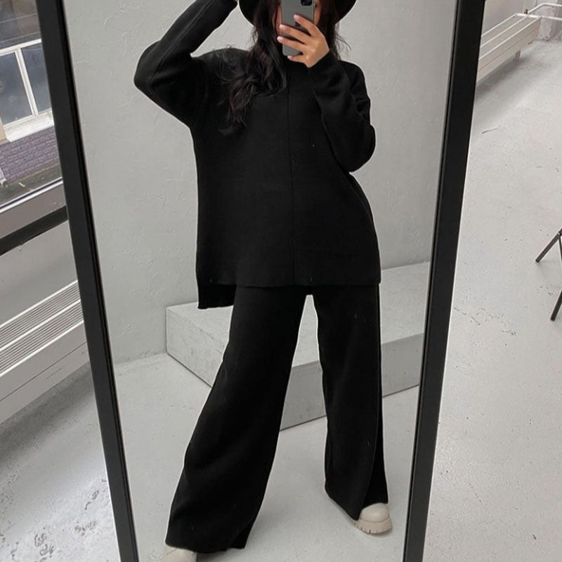 Winter Fashion Set: Warm Sweater and Pants