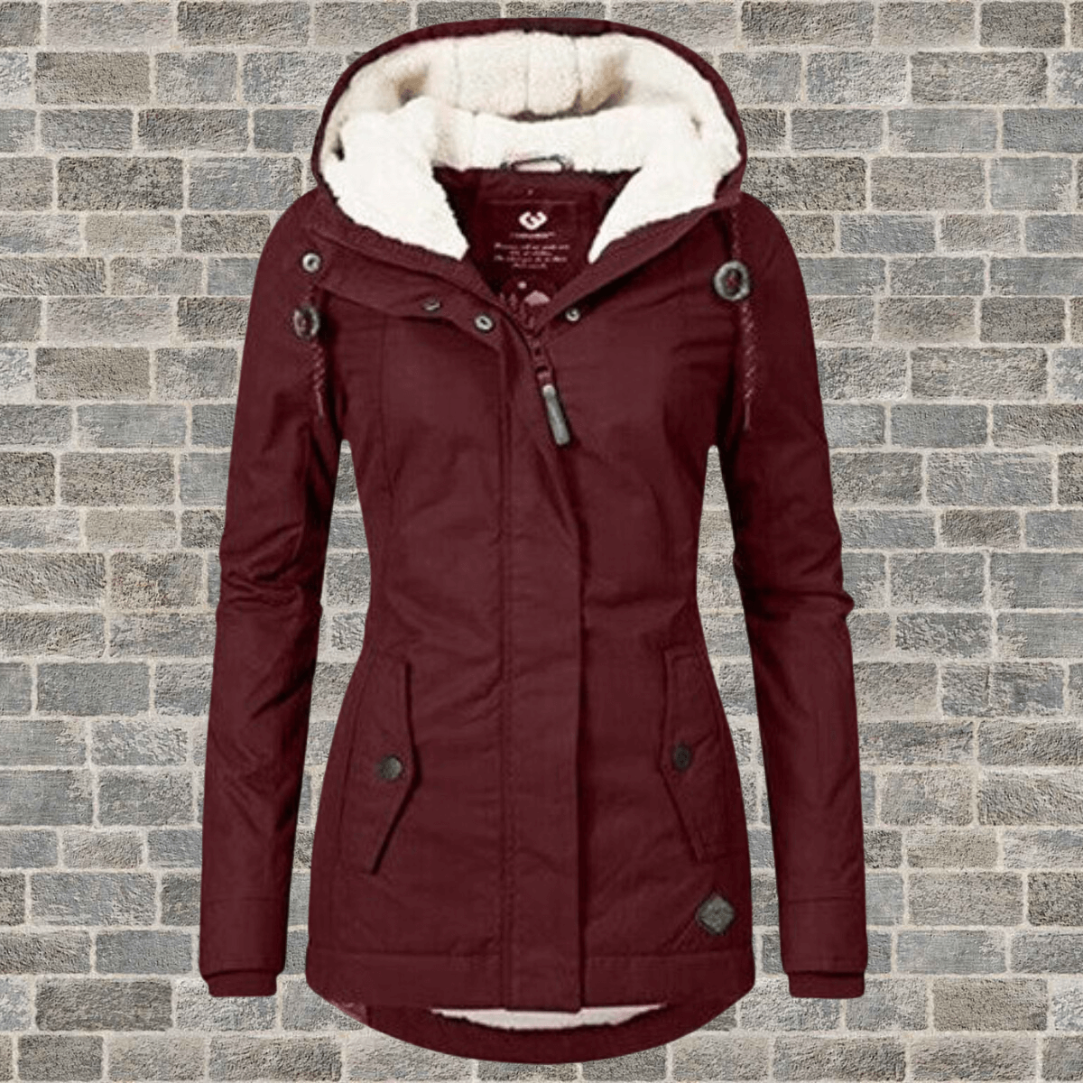 Women's Long Luxury Fur-Lined Winter Parka