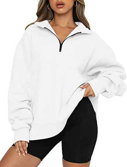 Women's Sweatshirt with Collar Modern