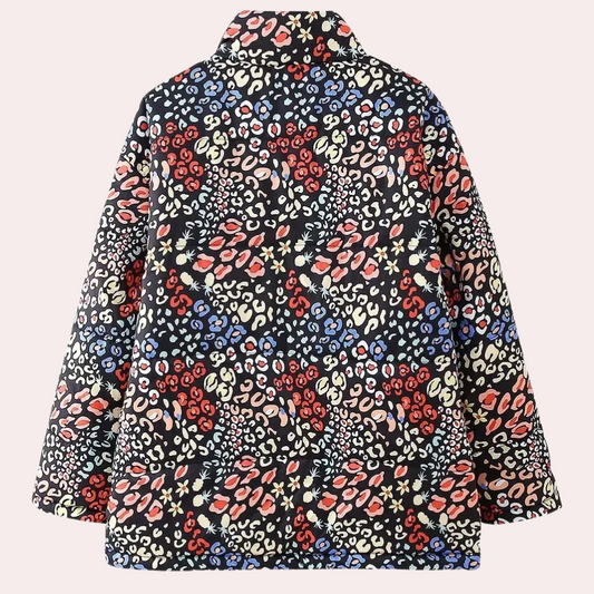 Lange Damenpuffjacke Warm und Bequem - IdealeKleiden