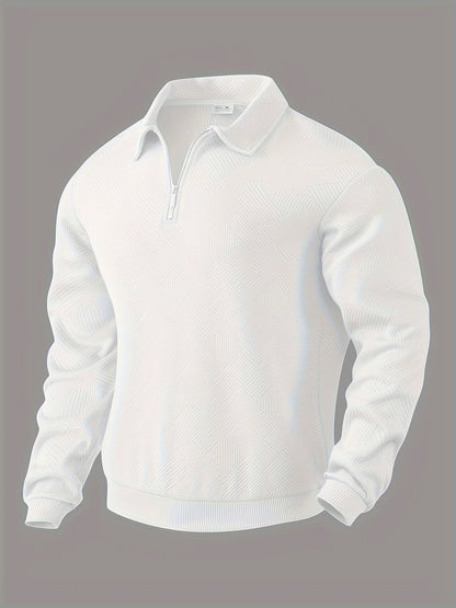 Men's Pullover 1/4 Zip Modern Style