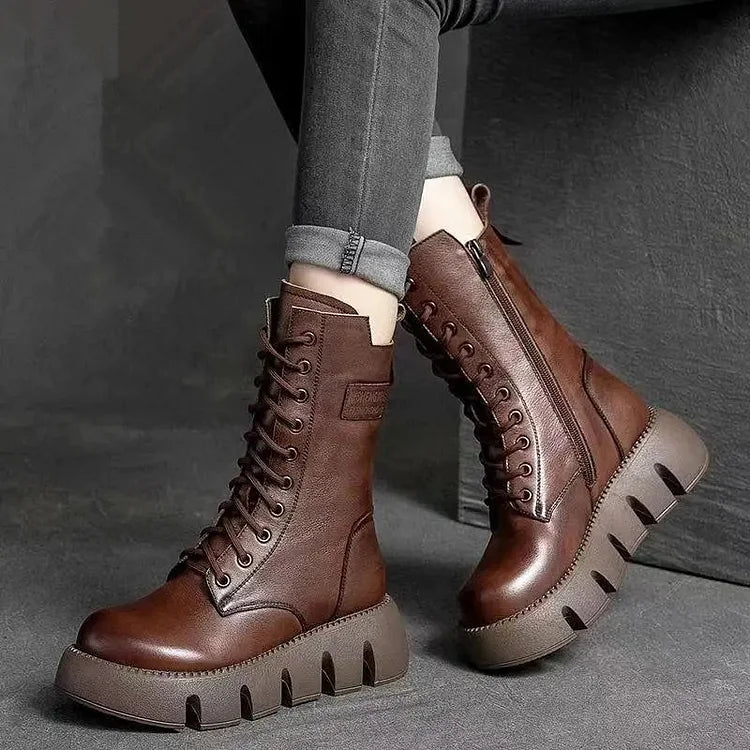 Warm Women's Boots Fleece Lining