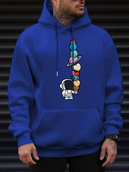 Men's Modern Galactic Astronaut Hoodie